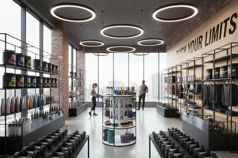 make it more of a gym type shop